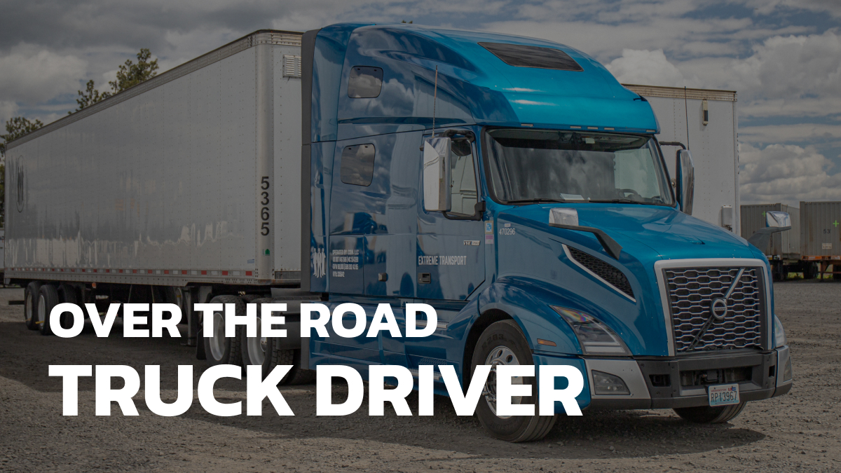 Over the Road Truck DriveR